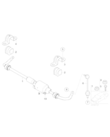 Pałąk mocujący stabilizator, prawy - 33556753932