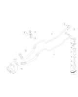 Przewód chłodnicy oleju dopływowy - 17227577633