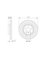 TARCZA HAM. BMW P. X5/X6 2,0-3,0 10-18