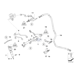 Przewód paliwowy elastyczny - 13537562482