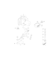 Uchwyt pośredni agregatu hydraulicznego - 34516766776