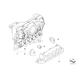 Panel obsługi automatycznej klimatyzacji - 64113455301