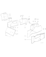 Obudowa wnęki koła, bagażnik,prawa str. - 51478126560