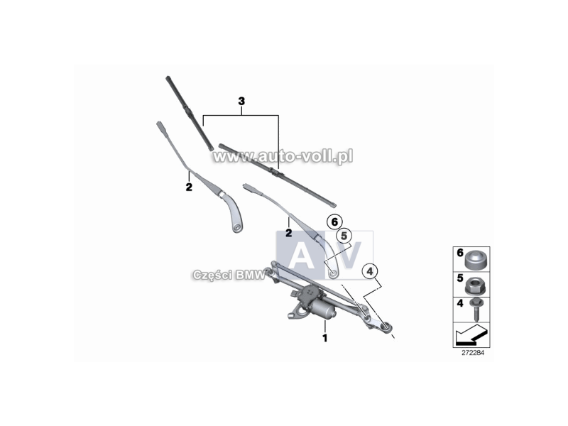 61612241375 bmw f30 щетки