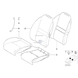 Element tapicer. siedziska - 52107027221