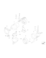 Uchwyt tylny pompy doładowującej - 34511165186