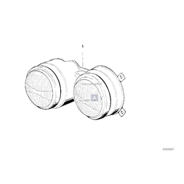 Reflektor podwójny lewy - 63121362683