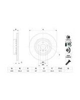 TARCZA HAM. BMW T. 3/4/5/6/7/8/X3/X4/X5/X6/X7 1,6-4,4 15-