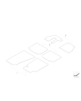 Vehicles up to 08/07 - Rubber Floormats - 82550417891