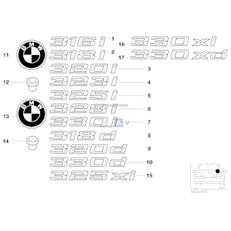 Emblemat naklejany tylny - 51148255239