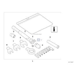 Kpl. narzędzi serwisowych - 71607720256