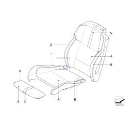 Poszycie podparcia ud - 52107976459