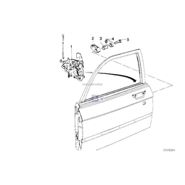 Zamek drzwi przednich prawych - 51211826310