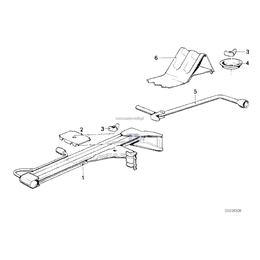 Uchwyt mocowania podnośnika samoch. - 71121112226