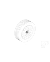 Koło zimowe kpl., alu., Opona Michelin Pilot Alpin - 36110025456