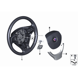 Dekoracyjna osłona kierownicy - 32307980126