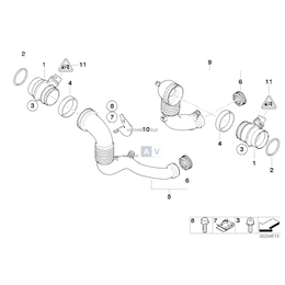 Rurka powietrza oczyszcz. - 13717795890