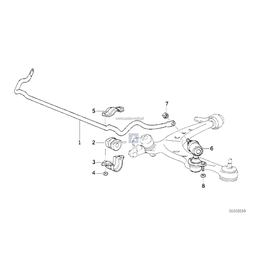 Stabilizator przedni - 31351140181