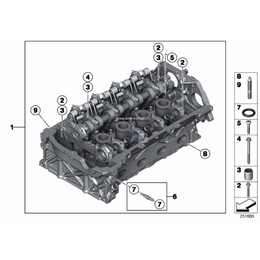 Kanał wodny końcówka BMW F20 F21 F30 F31 114i 116i 118i 120i 316i 320i ed N13 - 11537600590