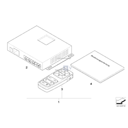 Uchwyt modułu przyczepy - 61138367240