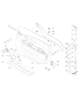 Tapicerka drzwi przednich,materiał,praw - 51429154452