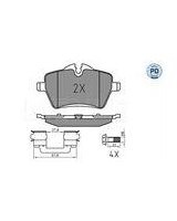 KLOCKI HAM. MINI P. ONE/COOPER 03-16