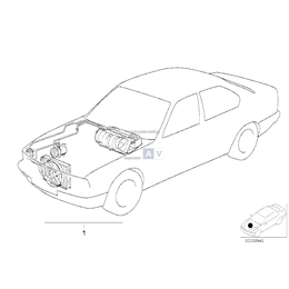 Wiązka przewodów elektr. klimatyzacji - 61128355165