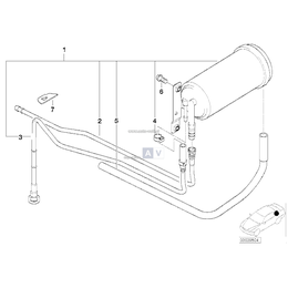 Przewód odpowietrzający - 16131184381