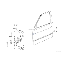 Drzwi przednie lewe - 41518110017