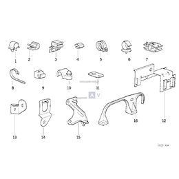 Wspornik wtyczki diagnostycznej - 12521736770