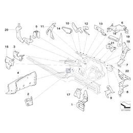 Uchwyt, active steering, dół - 41117145347