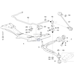 Stabilizator przedni - 31351091632