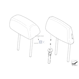 Zagłówek materiał/szt. skóra - 52206975807