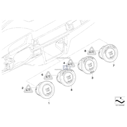 Oryginał BMW - 61126960259
