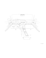 Zestaw naprawczy osłony drewn. prawej - 51452276064