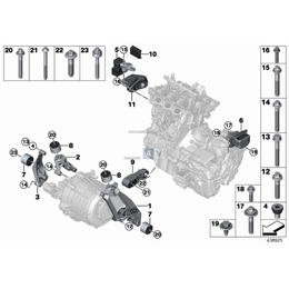 Śruba BMW F39 X2 F45 F46 F48 MINI F54 F55 F56 F57 F60 G11 G30 I12 - 22316858990
