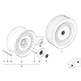 Obręcz koła aluminiowa - 85329409856