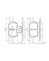 KLOCKI HAM. BMW P. 1/3/4 1,6-2,0 10-