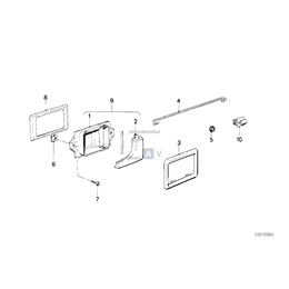 Dla samochodów z Wersja krajowa Japonia, Uchwyt - 51211876041