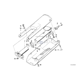 Obudowa wałka kolumny kier. - 32311151762