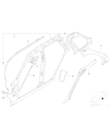 Kątownik połączeniowy dachu prawy - 41218262642