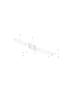 Krata wlotu powietrza prawa - 51132165746