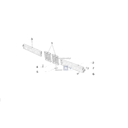 Krata wlotu powietrza prawa - 51132165746