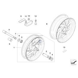 Koło kute HP, tylne - 71607709398