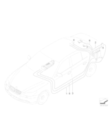 Przewód anteny TCU/ Bluetooth - 61126941697