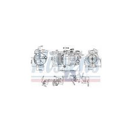 KOMPRESOR KLIMATYZACJI BMW 1 F20-F21 (11-), BMW 3 F30-F31-F35-F80 (11-)