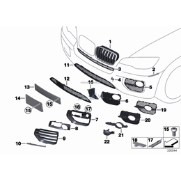 Oryginał BMW - 51117325725