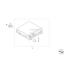 Obudowa gniazda, tylko w połączeniu z - 61136913666