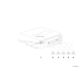 Obudowa gniazda szara - 12517787220