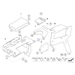 Uchwyt Telematics Control Unit - 84136924546